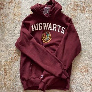 Small hog warts hoodie bought at urban outfitters, champion